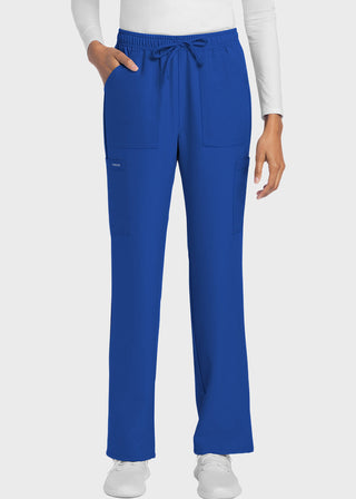 Cherokee WW Originals Ultra Women's Mid Rise Drawstring Trouser Cargo Petite Pant