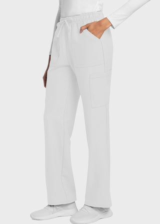 Cherokee WW Originals Ultra Women's Mid Rise Drawstring Trouser Cargo Petite Pant