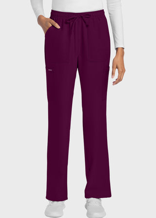 Cherokee WW Originals Ultra Women's Mid Rise Drawstring Trouser Cargo Petite Pant