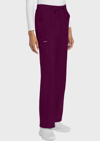 Cherokee WW Originals Ultra Women's Mid Rise Drawstring Trouser Cargo Petite Pant