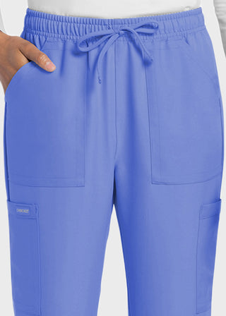 Cherokee WW Originals Ultra Women's Mid Rise Drawstring Trouser Cargo Pant