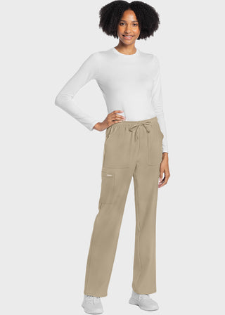 Cherokee WW Originals Ultra Women's Mid Rise Drawstring Trouser Cargo Pant