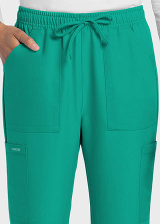 Cherokee WW Originals Ultra Women's Mid Rise Drawstring Trouser Cargo Pant