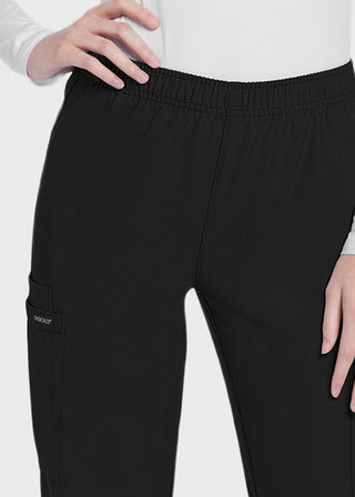 Cherokee WW Originals Ultra Women's  Mid Rise Pull-on Slim Leg Cargo Tall Pant