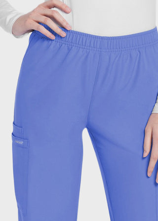 Cherokee WW Originals Ultra Women's  Mid Rise Pull-on Slim Leg Cargo Petite Pant