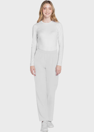 Cherokee WW Originals Ultra Women's  Mid Rise Pull-on Slim Leg Cargo Tall Pant