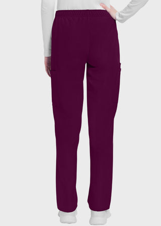 Cherokee WW Originals Ultra Women's  Mid Rise Pull-on Slim Leg Cargo Petite Pant