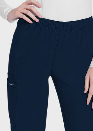 Cherokee WW Originals Ultra Women's  Mid Rise Pull-on Slim Leg Cargo Pant