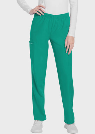 Cherokee WW Originals Ultra Women's  Mid Rise Pull-on Slim Leg Cargo Pant