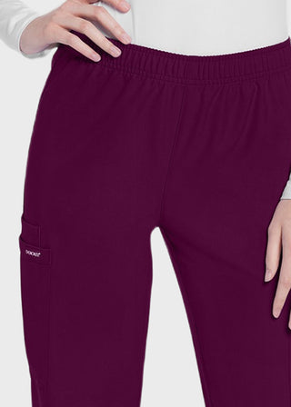 Cherokee WW Originals Ultra Women's  Mid Rise Pull-on Slim Leg Cargo Pant