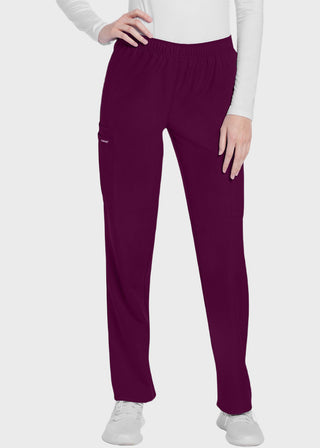 Cherokee WW Originals Ultra Women's  Mid Rise Pull-on Slim Leg Cargo Pant