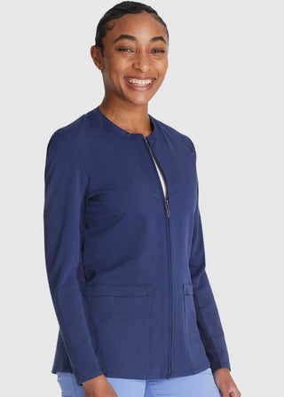 Cherokee Atmos Women's 2 Pocket Zip Front Scrub Jacket