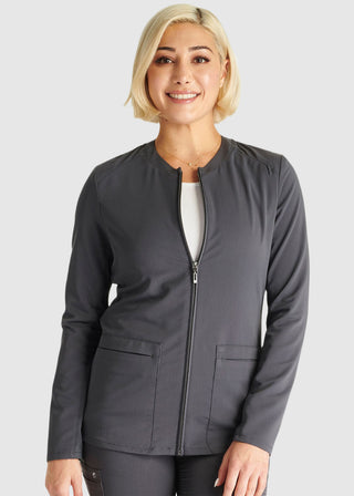 Cherokee Atmos Women's 2 Pocket Zip Front Scrub Jacket