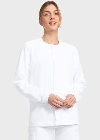 Cherokee WW Originals Ultra Unisex Snap Front Warm Up Jacket