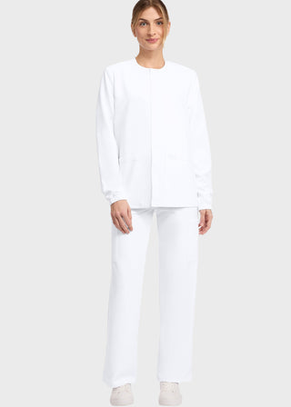 Cherokee WW Originals Ultra Unisex Snap Front Warm Up Jacket