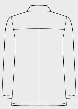 Cherokee Project Lab Men's Fit Consultation Length Lab Coat