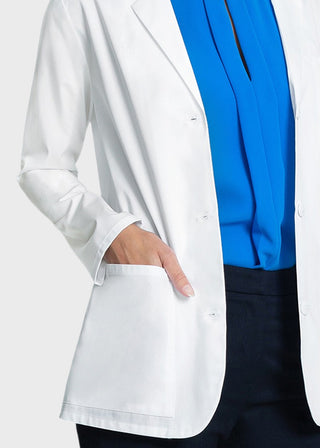 Cherokee Project Lab Women's Modern Classic fit Consultation Length Lab coat