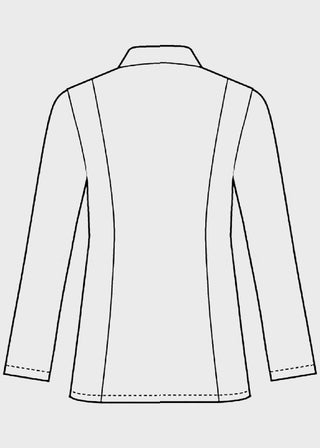 Cherokee Project Lab Women's Modern Classic Fit Consultation Length Lab Coat