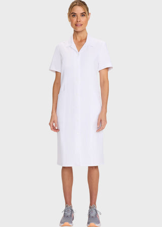 Cherokee Women's Button Front Dress in White