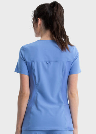 Cherokee iflex Women's V-Neck Knit Panel Top