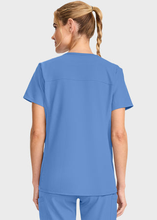 Cherokee Women's Maternity Mock Wrap V-Neck Top