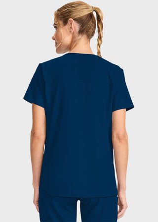 Cherokee Women's Maternity Mock Wrap V-Neck Top