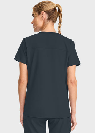 Cherokee Women's Maternity Mock Wrap V-Neck Top