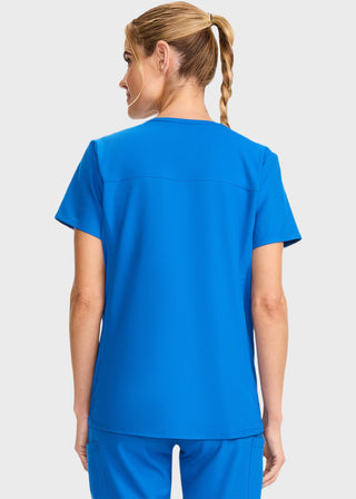 Cherokee Women's Maternity Mock Wrap V-Neck Top