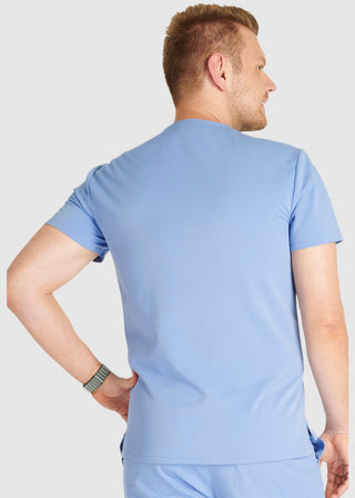 Cherokee Atmos Men's V-Neck Zip Pocket Scrub Top