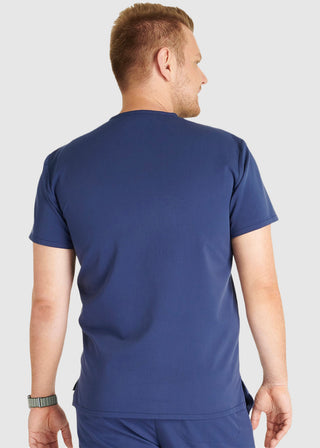 Cherokee Atmos Men's V-Neck Zip Pocket Scrub Top