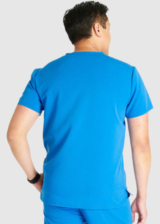 Cherokee Atmos Men's V-Neck Zip Pocket Scrub Top