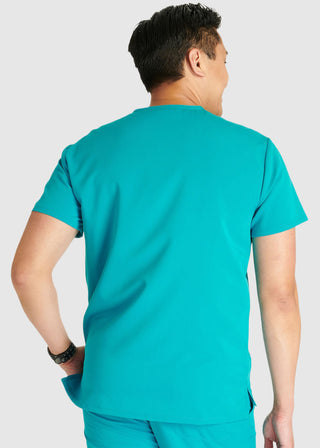 Cherokee Atmos Men's V-Neck Zip Pocket Scrub Top