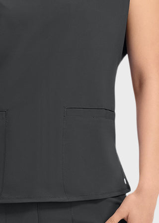 Cherokee Infinity Women's Mock Neck Scrub Top