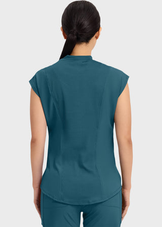 Cherokee Infinity Women's Mock Neck Scrub Top