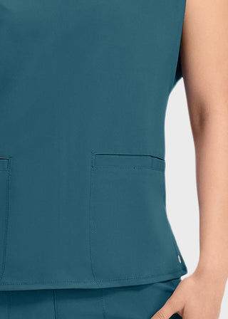 Cherokee Infinity Women's Mock Neck Scrub Top