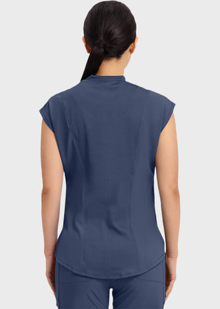 Cherokee Infinity Women's Mock Neck Scrub Top