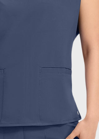 Cherokee Infinity Women's Mock Neck Scrub Top