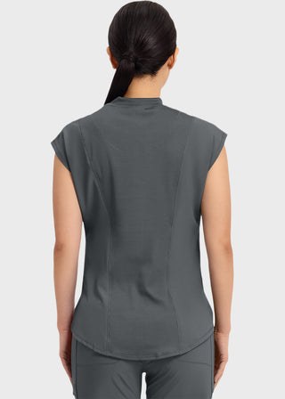 Cherokee Infinity Women's Mock Neck Scrub Top