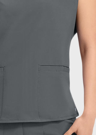 Cherokee Infinity Women's Mock Neck Scrub Top