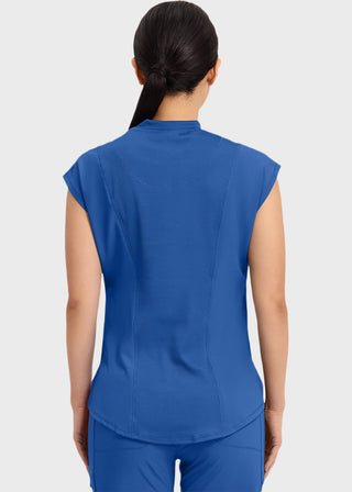 Cherokee Infinity Women's Mock Neck Scrub Top