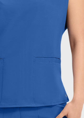 Cherokee Infinity Women's Mock Neck Scrub Top