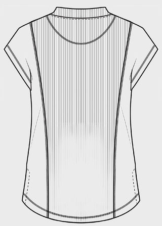 Cherokee Infinity Women's Mock Neck Scrub Top