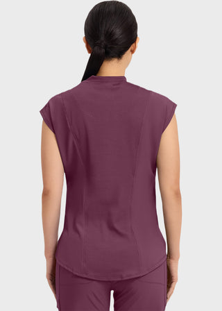 Cherokee Infinity Women's Mock Neck Scrub Top