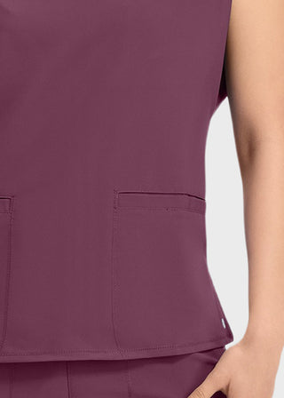 Cherokee Infinity Women's Mock Neck Scrub Top