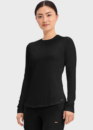 Cherokee Basics Women's Long Sleeve Underscrub Knit Tee