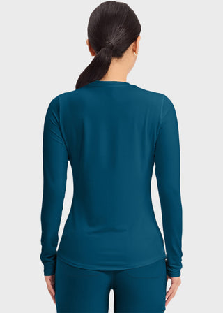 Cherokee Basics Women's Long Sleeve Underscrub Knit Tee