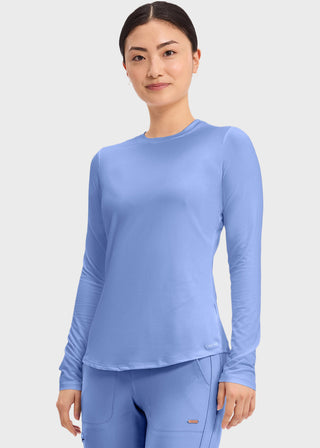 Cherokee Basics Women's Long Sleeve Underscrub Knit Tee
