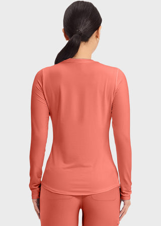 Cherokee Basics Women's Long Sleeve Underscrub Knit Tee