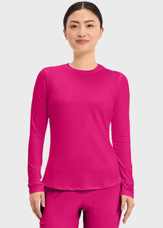 Cherokee Basics Women's Long Sleeve Underscrub Knit Tee