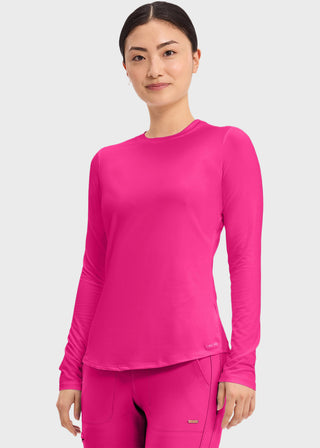 Cherokee Basics Women's Long Sleeve Underscrub Knit Tee